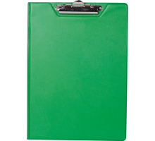 Кліпборд-папка, А4, PVC, зелений