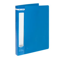 Папка пластикова з 60 файлами, JOBMAX, А4, синя