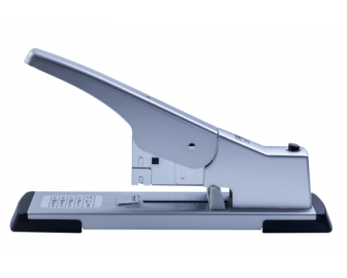 Степлер металлический усиленной мощности, 100 л., (скобы №23), 295х78х140 мм, серый