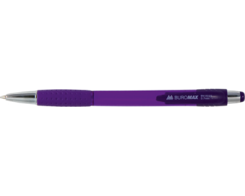 Набір із 2-х кулькових автоматичних ручок BRIGHT, 0.7м, пласт. корпус, гум. грип, блістер