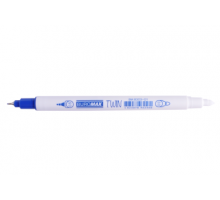 Ручка-коректор капілярна TWIN, 0,5 мм / 3,0 мм, сині чорнила