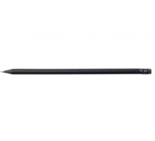 Олівець графітовий L2U, HB, чорний, з гумкою,