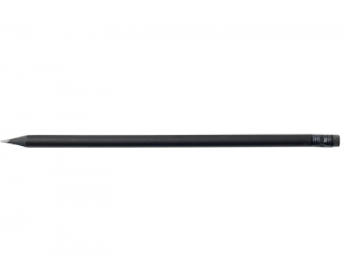 Олівець графітовий L2U, HB, чорний, з гумкою