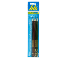 Набір олівців графітових BOSS, HB, без гумки, асорті, блістер 4 шт.