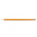 Олівець графітовий PROFESSIONAL 2H, жовтий, без гумки, туба - 144 шт.