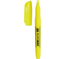 Текст-маркер, жовтий, JOBMAX, 2-4 мм, водна основа, круглий