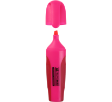 Текст-маркер NEON, рожевий,  2-4 мм, з гум. вставками