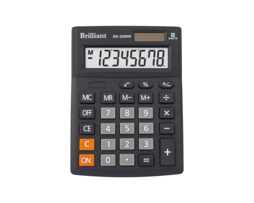 Калькулятор Brilliant BS-208NR, 8 розрядів