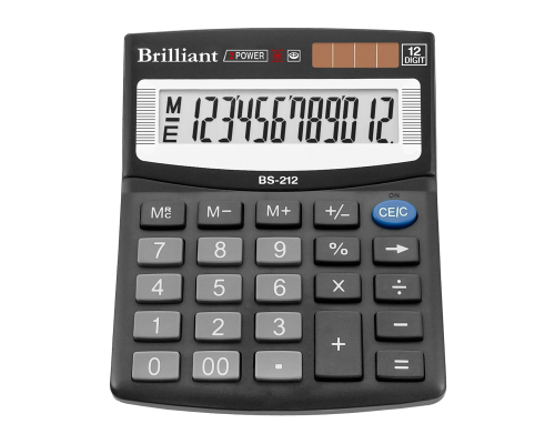 Калькулятор Brilliant BS-212, 12 розрядів