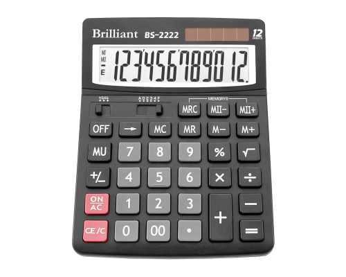 Калькулятор Brilliant BS-2222, 12 розрядів