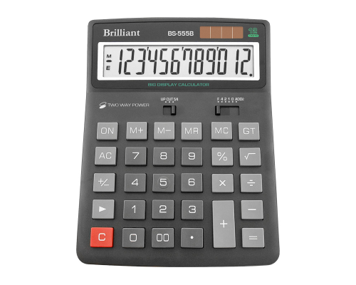Калькулятор Brilliant BS-555, 12 розрядів