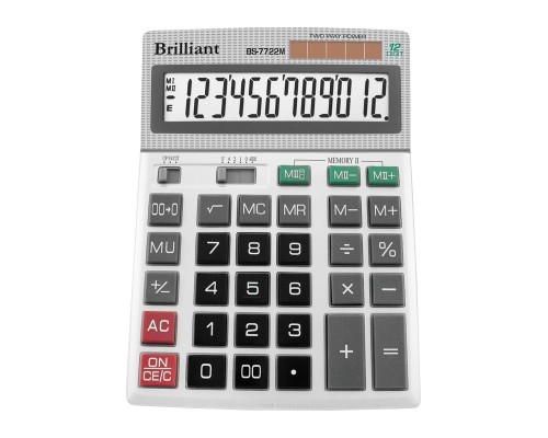 Калькулятор Brilliant BS-7722M, 12 разрядов