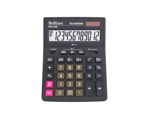 Калькулятор Brilliant BS-8888BK, 12 розрядів