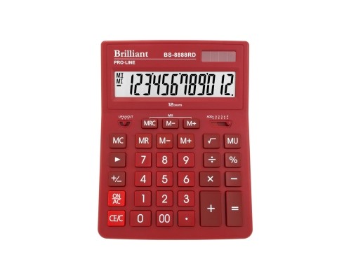 Калькулятор BS-8888RD 12р., 2-живл.