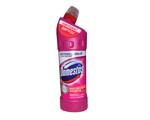 Засіб для чищення туалету DOMESTOS, 1 літр, Розовый Шторм