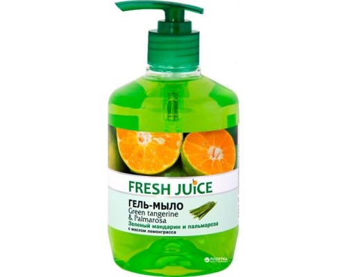 Гель-мило рідке FRESH JUICE 460 мл Крем-мыло жидкое FRESH JUICE 460 мл Green Tangerine&Palmarosa (зелений мандарин и пальмароза)