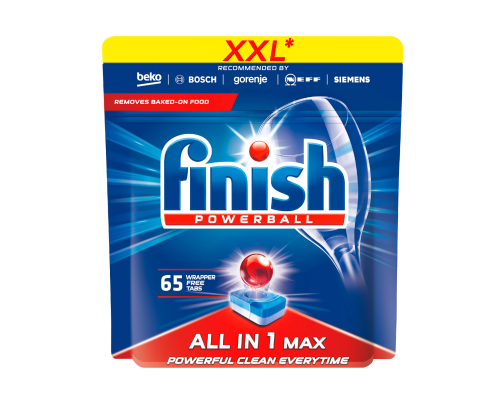 Таблетки All in1 для посудомийних машин FINISH 65 шт/уп