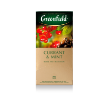 Чай чорний Currant & Mint 2гх25шт, "Greenfield ", пакет
