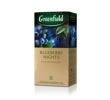 Чай чорний 1.5г*25*10, пакет, "Blueberry Nights", GREENFIELD