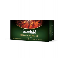 Чай черный 2г*25*15, пакет, "Kenyan Sunrise", GREENFIELD