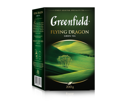 Чай зелёный 200г, лист, Flying Dragon, GREENFIELD