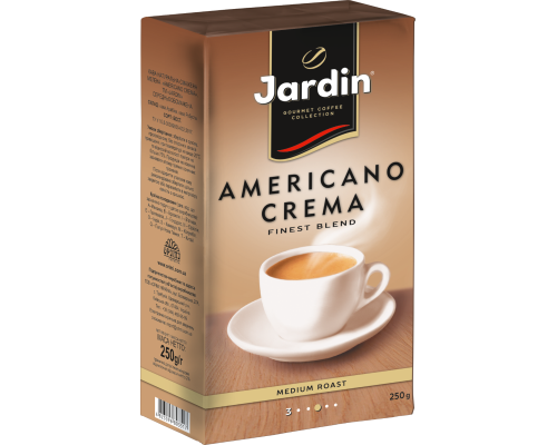 Кава мелена 250г, вакум, "Americano Crema", JARDIN