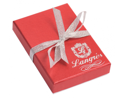 Набір подарунковий Elegance: ручка (К) + гачок д/ сумки, червоний