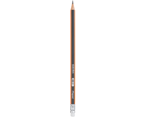 Олівець графітовий BLACK PEPS, HB, з ластиком