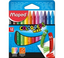 Крейда воскова COLOR PEPS Wax Crayons, 12 кольорів