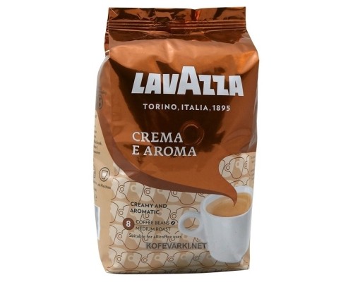 Кава в зернах Crema Aroma, 1000г , "Lavazza", пакет