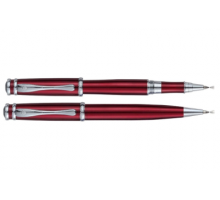 Комплект ручок (кулькова+ролер) в подарунковому футлярі  L, червоний