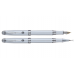 Комплект ручок (перо+ролер) в подарунковому футлярі  L, білий