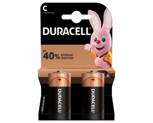 Елемент живлення (батарейка) DURACELL С/ LR14/ MN1400 KPN 02*10