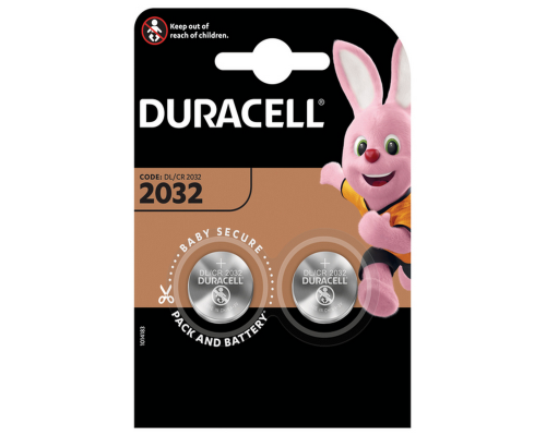 Елемент живлення (батарейка) DURACELL DL2032 DSN 2шт.