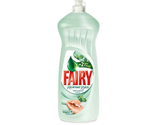 Средство для посуды FAIRY Нежные руки, 1л, Чайное дерево и мята