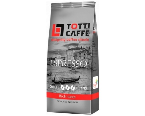 Кава в зернах TOTTI Cafe Espresso, пакет 1000г*6