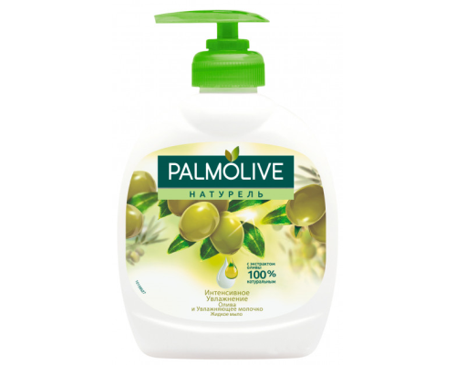 Крем-мило рідке "Palmolive" Натурель Оливкове молочко 300 мл