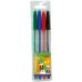 Набір з 4 кулькових ручок в пластиковому пеналі, KIDS Line
