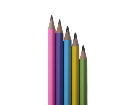 Олівець графітовий тригранний JUMBO HB, туба (10 шт.), BABY Line