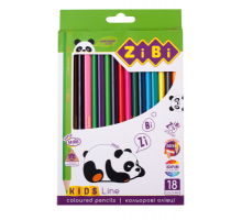Кольорові олівці, 18 кольорів, KIDS Line