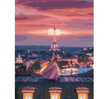 Картина за номерами "Фантастичний вечір у Парижі", 40*50, KIDS Line
