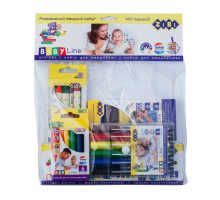 Набір подарунковий для дитячої творчості в прозорому пакеті, Baby Line