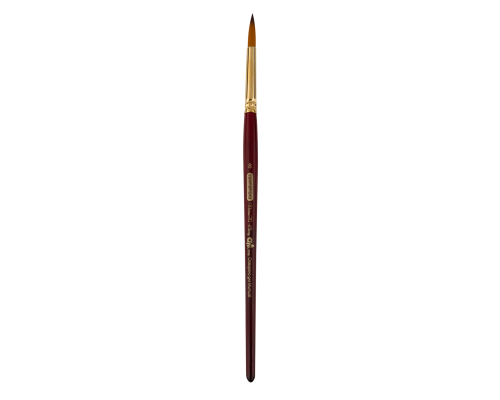 Пензлик синтетичний, Cherry 6970, круглий, № 8, коротка ручка, ART Line