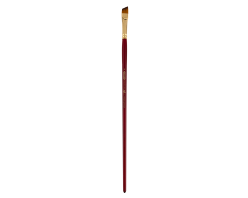 Кисть синтетика, Cherry 6971, угловая, № 4, длинная ручка, ART Line
