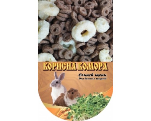 Корисна комора CRUNCH MENU  д/вел. гризунів 400гр