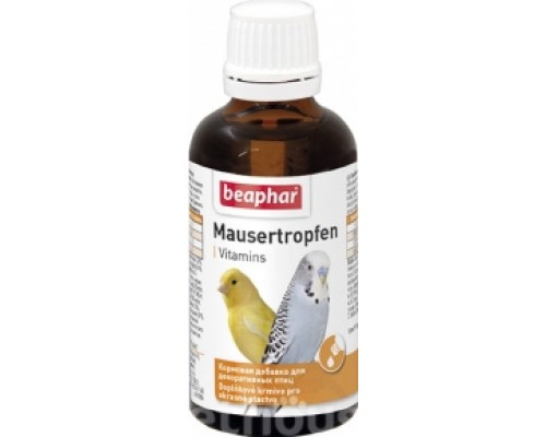 Mausertropfen 50мл вітвміни для посилення забарвлення птахів 132256