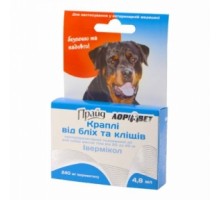 Івермікол краплі 240мг(собака  20-40кг,"Прайд" ) червон.  Фарматон *5шт*