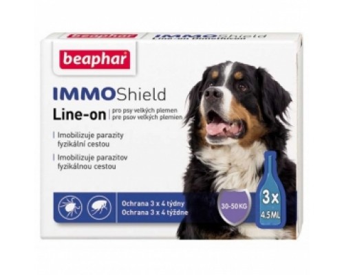 IMMO SHIELD Краплі ДИМЕТИКОН д/собак від 30кг (3 піп.) Беафар13356/135844