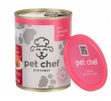 Паштет. д/соб. Яловичина 360 гр  Pet chef 190259