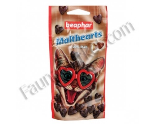 Malthearts-сердечка для виведення шерсті  150тб 129300 Beaphar